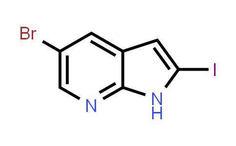 CAS No. 1261365-56-3, 5-Bromo-2-iodo-1H-pyrrolo[2,3-b]pyridine