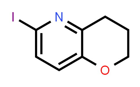CAS No. 1261365-61-0, 6-Iodo-3,4-dihydro-2H-pyrano[3,2-b]pyridine