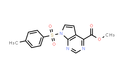 CAS No. 1261365-63-2, Methyl 7-(4-methylbenzenesulfonyl)-7H-pyrrolo[2,3-d]pyrimidine-4-carboxylate
