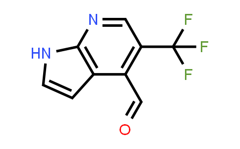 CAS No. 1261365-68-7, 5-(Trifluoromethyl)-1H-pyrrolo[2,3-b]pyridine-4-carbaldehyde