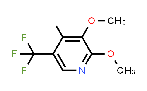 CAS No. 1261365-81-4, 4-Iodo-2,3-dimethoxy-5-(trifluoromethyl)pyridine