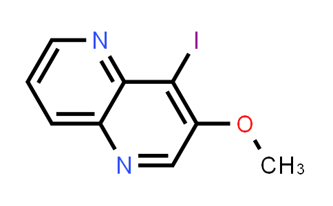CAS No. 1261365-88-1, 4-Iodo-3-methoxy-1,5-naphthyridine