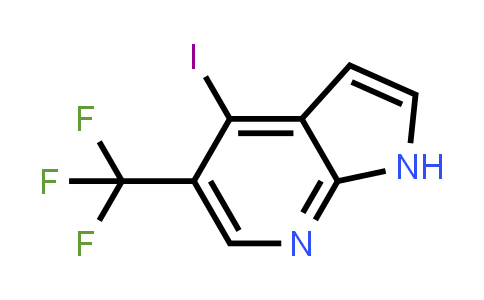 CAS No. 1261365-97-2, 4-Iodo-5-(trifluoromethyl)-1H-pyrrolo[2,3-b]pyridine