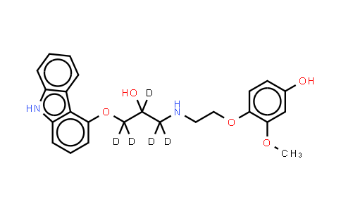 CAS No. 1261395-96-3, 4-Hydroxyphenyl Carvedilol D5