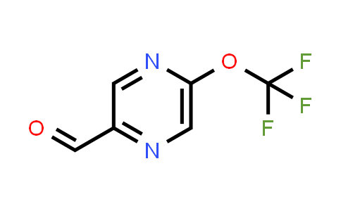 CAS No. 1261456-16-9, 5-(Trifluoromethoxy)pyrazine-2-carbaldehyde