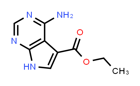 CAS No. 126149-77-7, Ethyl 4-amino-7H-pyrrolo[2,3-d]pyrimidine-5-carboxylate