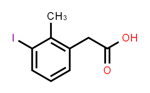 CAS No. 1261554-90-8, 2-(3-Iodo-2-methylphenyl)acetic acid