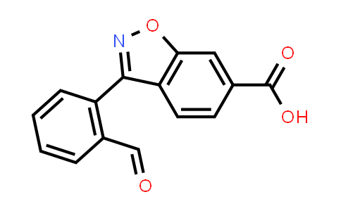 CAS No. 1261604-08-3, 3-(2-Formylphenyl)benzo[d]isoxazole-6-carboxylic acid