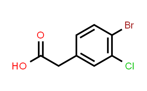 CAS No. 1261643-24-6, 2-(4-Bromo-3-chlorophenyl)acetic acid
