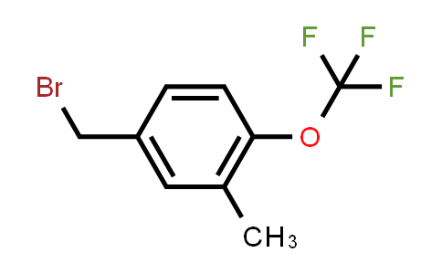 CAS No. 1261679-35-9, 4-(Bromomethyl)-2-methyl-1-(trifluoromethoxy)benzene