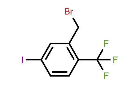 CAS No. 1261682-47-6, 2-(Bromomethyl)-4-iodo-1-(trifluoromethyl)benzene