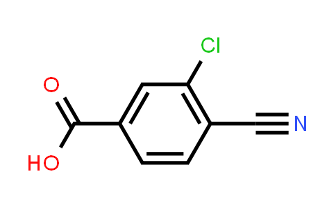 CAS No. 1261685-26-0, 3-Chloro-4-cyanobenzoic acid