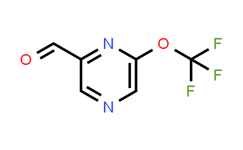 CAS No. 1261732-66-4, 6-(Trifluoromethoxy)pyrazine-2-carbaldehyde