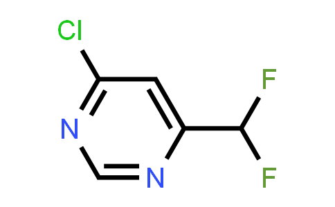 CAS No. 1261737-05-6, 4-Chloro-6-(difluoromethyl)pyrimidine