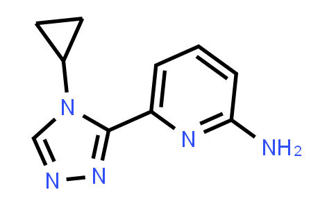 CAS No. 1262043-91-3, 6-(4-Cyclopropyl-4H-1,2,4-triazol-3-yl)pyridin-2-amine