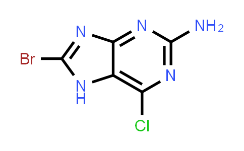 CAS No. 1262120-94-4, 8-Bromo-6-chloro-7H-purin-2-amine