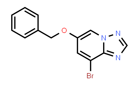 CAS No. 1262133-30-1, 6-(Benzyloxy)-8-bromo-[1,2,4]triazolo[1,5-a]pyridine