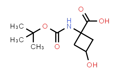 CAS No. 1262141-51-4, 1-{[(tert-Butoxy)carbonyl]amino}-3-hydroxycyclobutane-1-carboxylic acid