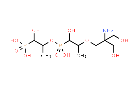 CAS No. 1262243-12-8, (2-(((2-(2-Amino-3-hydroxy-2-(hydroxymethyl)propoxy)-1-hydroxypropyl)(hydroxy)phosphoryl)oxy)-1-hydroxypropyl)phosphonic acid
