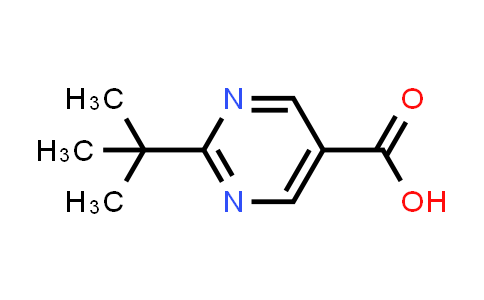 CAS No. 126230-73-7, 2-(1,1-Dimethylethyl)-5-pyrimidinecarboxylic acid
