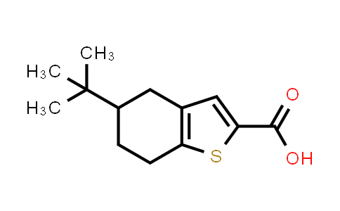 CAS No. 126231-22-9, 5-(tert-Butyl)-4,5,6,7-tetrahydrobenzo[b]thiophene-2-carboxylic acid