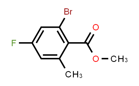 CAS No. 1262396-04-2, Methyl 2-bromo-4-fluoro-6-methylbenzoate