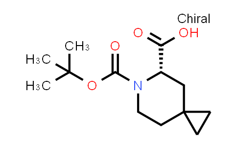 CAS No. 1262396-32-6, (5S)-6-[(tert-Butoxy)carbonyl]-6-azaspiro[2.5]octane-5-carboxylic acid