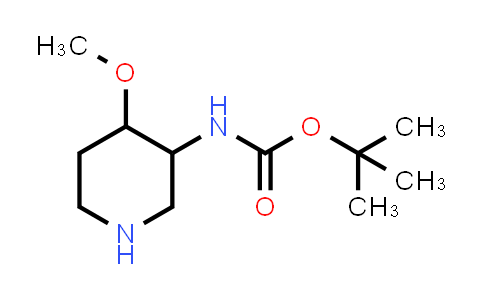 CAS No. 1262407-41-9, tert-Butyl N-(4-methoxypiperidin-3-yl)carbamate