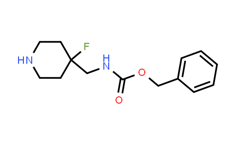 CAS No. 1262408-52-5, Benzyl ((4-fluoropiperidin-4-yl)methyl)carbamate