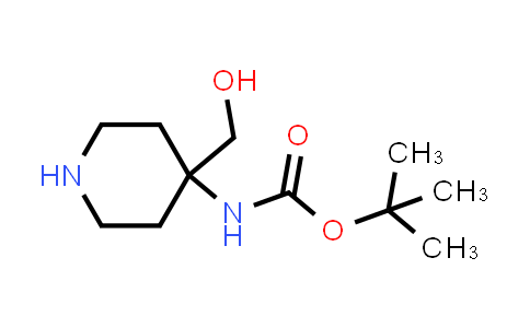 CAS No. 1262408-81-0, tert-Butyl (4-(hydroxymethyl)piperidin-4-yl)carbamate