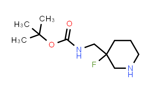 CAS No. 1262408-83-2, 3-(N-Boc-aminomethyl)-3-fluoropiperidine