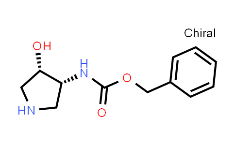 CAS No. 1262409-44-8, Benzyl (cis-4-hydroxypyrrolidin-3-yl)carbamate
