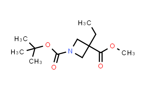 CAS No. 1262410-80-9, 1-tert-Butyl 3-methyl 3-ethylazetidine-1,3-dicarboxylate
