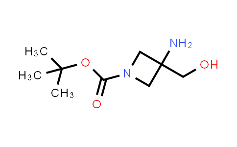 CAS No. 1262411-27-7, tert-Butyl 3-amino-3-(hydroxymethyl)azetidine-1-carboxylate