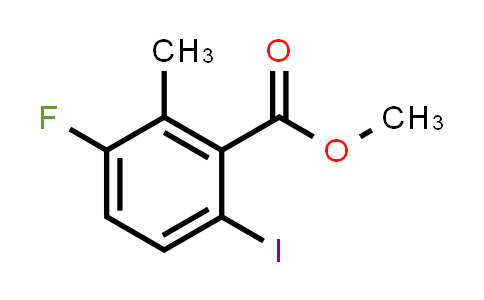 CAS No. 1262417-94-6, Methyl 3-fluoro-6-iodo-2-methylbenzoate