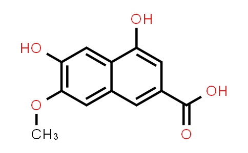 CAS No. 126274-99-5, 2-Naphthalenecarboxylic acid, 4,6-dihydroxy-7-methoxy-