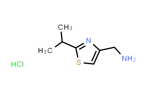 CAS No. 1262771-25-4, (2-Isopropylthiazol-4-yl)methanamine hydrochloride