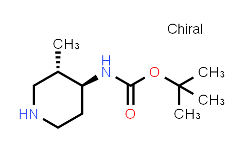 CAS No. 1262787-68-7, tert-Butyl ((3S,4S)-3-methylpiperidin-4-yl)carbamate