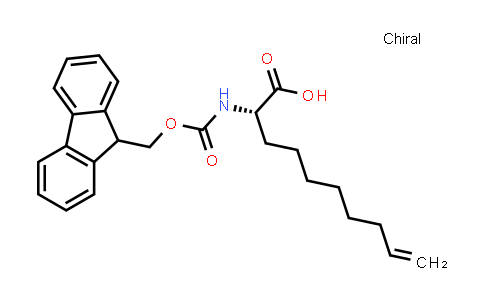 CAS No. 1262886-64-5, (S)-2-((((9H-Fluoren-9-yl)methoxy)carbonyl)amino)dec-9-enoic acid