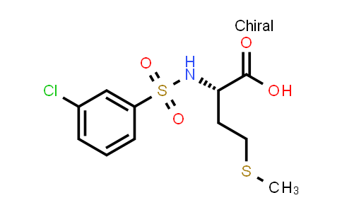 CAS No. 1262964-13-5, ((3-Chlorophenyl)sulfonyl)-L-methionine