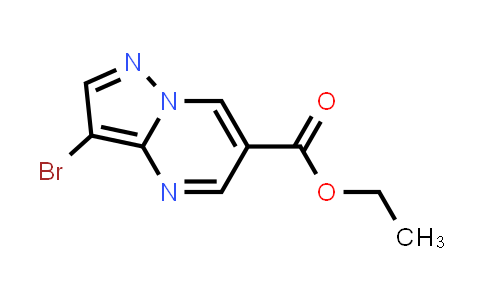 CAS No. 1263060-07-6, Ethyl 3-bromopyrazolo[1,5-a]pyrimidine-6-carboxylate