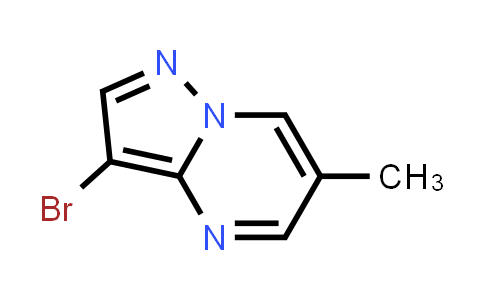 CAS No. 1263060-64-5, 3-Bromo-6-methylpyrazolo[1,5-a]pyrimidine