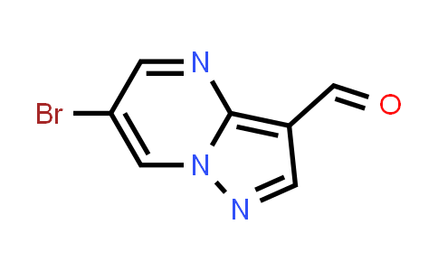 CAS No. 1263060-72-5, 6-Bromopyrazolo[1,5-a]pyrimidine-3-carbaldehyde