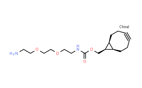 CAS No. 1263166-93-3, rel-N-(1R,8S,9s)-Bicyclo[6.1.0]non-4-yn-9-ylmethyloxycarbonyl 1,8-diamino-3,6-dioxaoctane