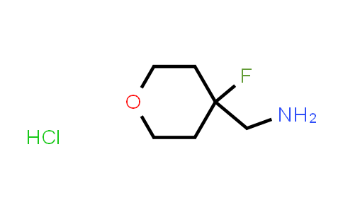CAS No. 1263180-53-5, (4-Fluorotetrahydro-2H-pyran-4-yl)methanamine hydrochloride