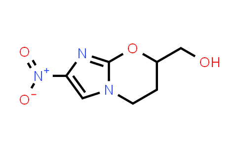 CAS No. 1263188-40-4, (2-Nitro-6,7-dihydro-5H-imidazo[2,1-b][1,3]oxazin-7-yl)methanol