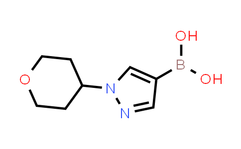 CAS No. 1263196-50-4, (1-(Tetrahydro-2H-pyran-4-yl)-1H-pyrazol-4-yl)boronic acid