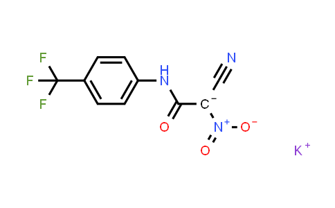 CAS No. 1263303-96-3, Potassium 1-cyano-1-nitro-2-oxo-2-((4-(trifluoromethyl)phenyl)amino)ethan-1-ide