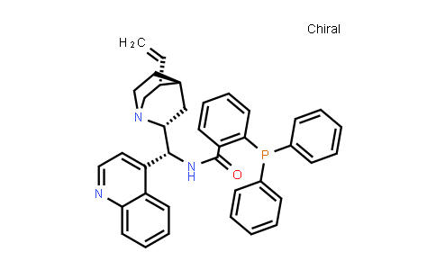 CAS No. 1263322-11-7, N-(9R)-Cinchonan-9-yl-2-(diphenylphosphino)benzamide