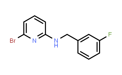 CAS No. 1263374-07-7, 6-bromo-N-(3-fluorobenzyl)pyridin-2-amine